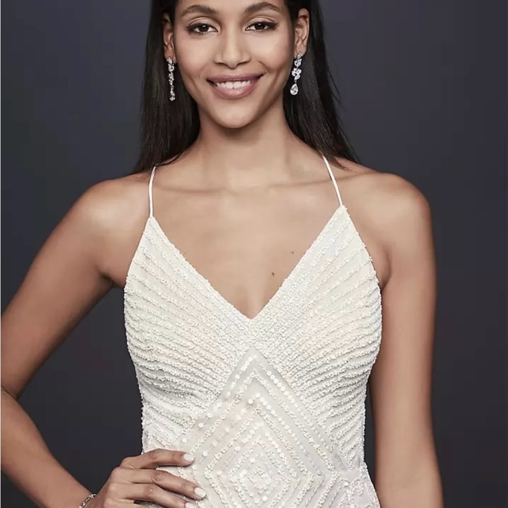 DB Studio Beaded Wedding Dress - AP2E205240 - Picture 2 of 3